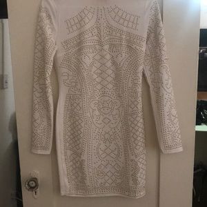 Studded bodycon dress